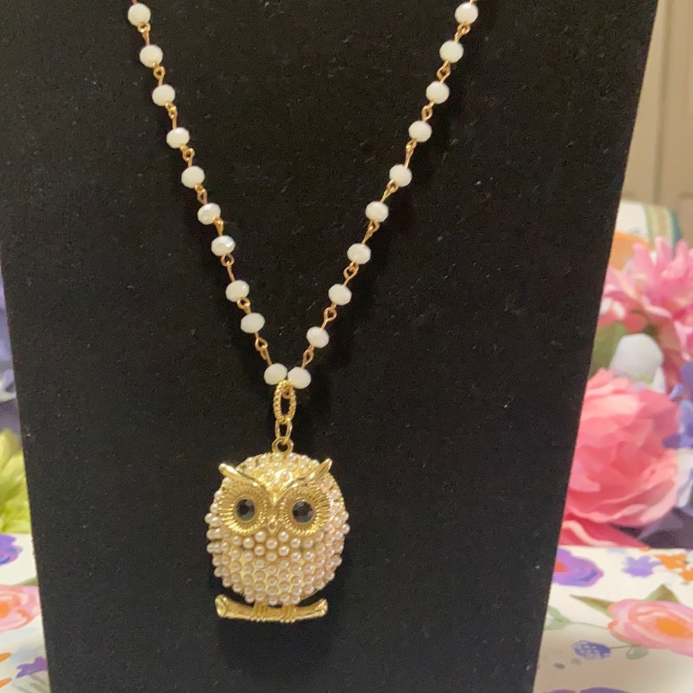 Kirtilia’s Owl Pendant Necklace